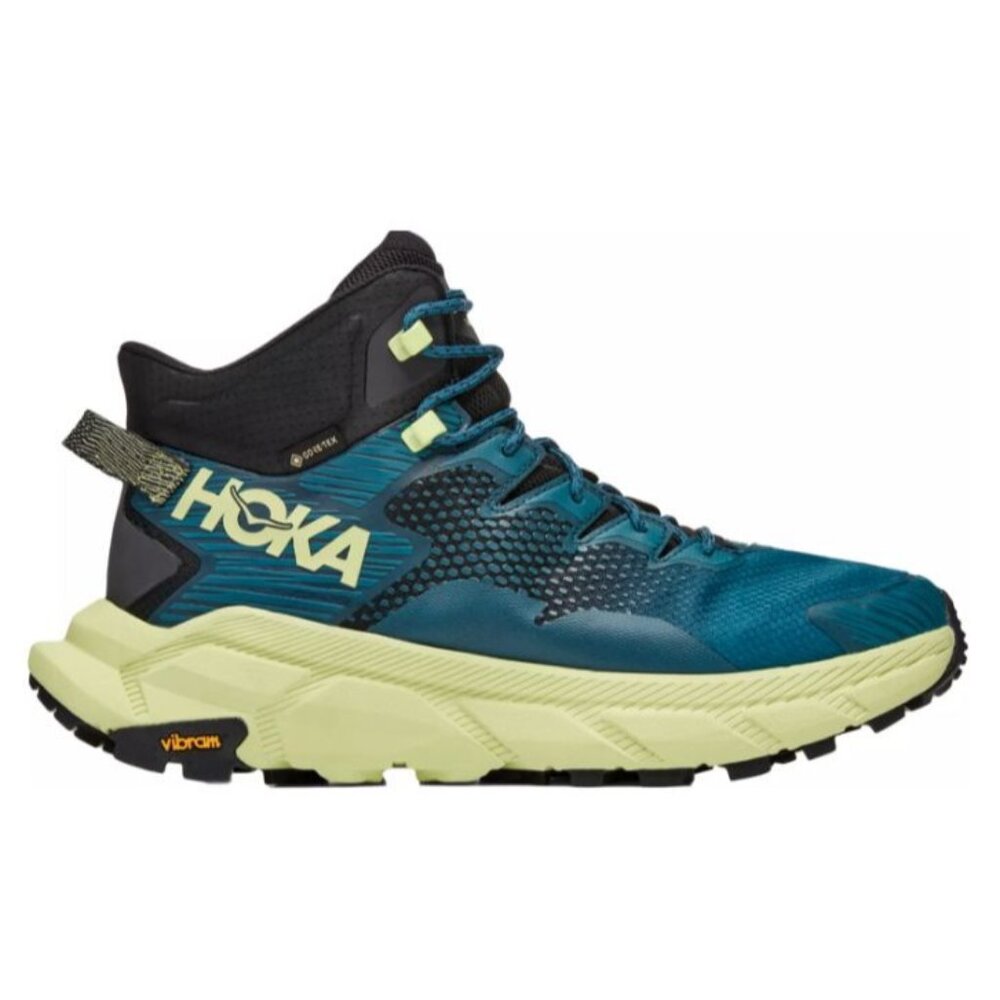 HOKA Men's Trail Code GTX Hiking Boots, Blue Graphite, 14